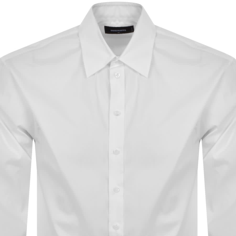 新品登場 DSQUARED2 Long Sleeve Shirt White | Mainline Menswear United トップス